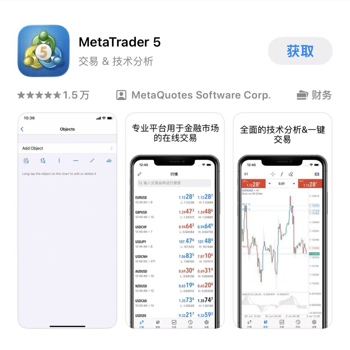MetaTrader5下载